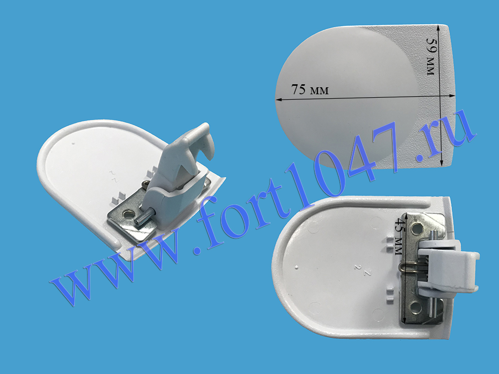 Ручка люка BEKO 2605100400 в сборе с крючком: