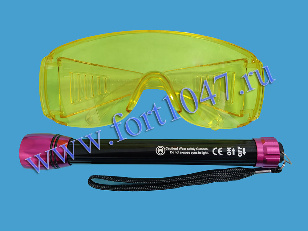 Набор для обнаружения утечек (фонарик+очки) CPS UVPRO