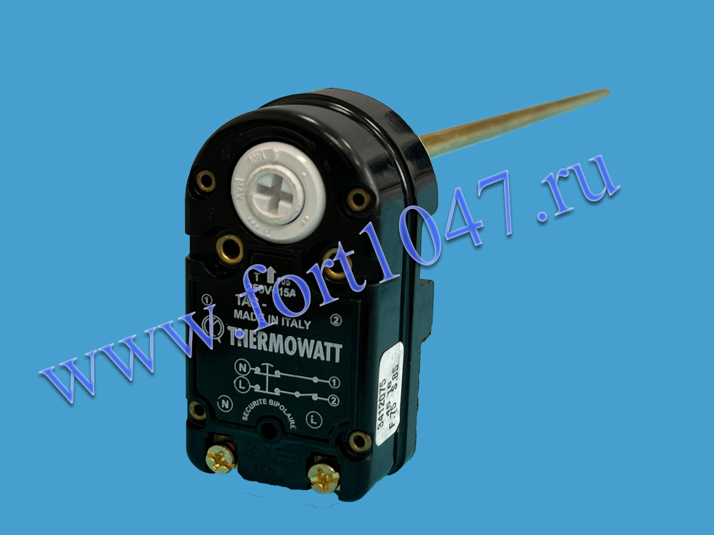 Термостат стержневой TAS 300 75/85 15А (прямоугольный) 3412075 THERMOWATT