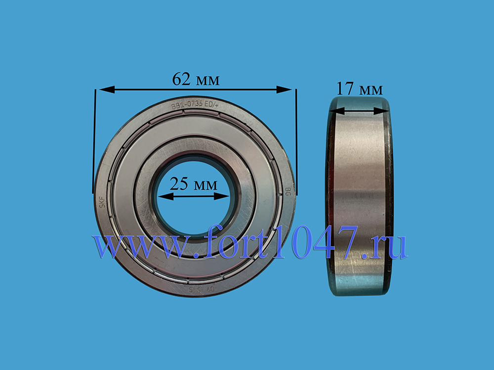 Подшипник 6305 ZZ (25*62*17) SKF