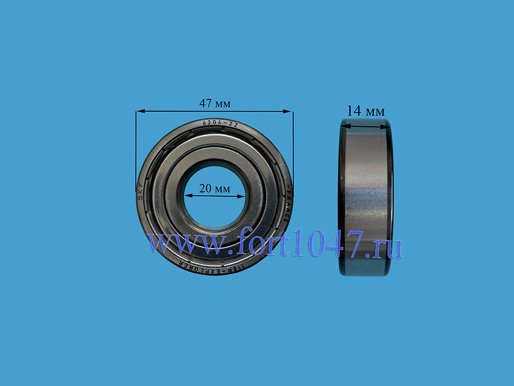 Подшипник 6204 ZZ (20*47*14) SKF Explorer