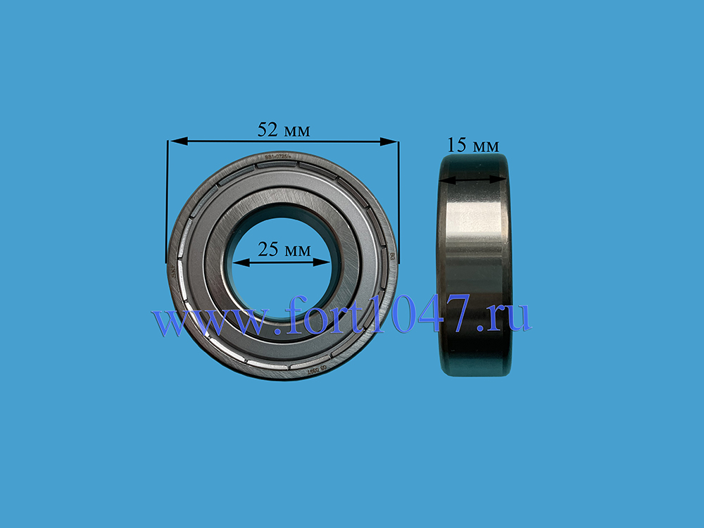 Подшипник 6205 ZZ (25*52*15) SKF